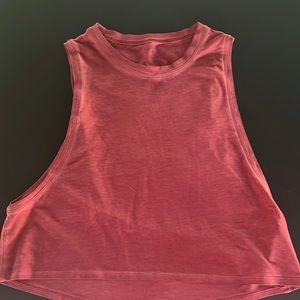 All Yours Cropped Cotton Tank Top